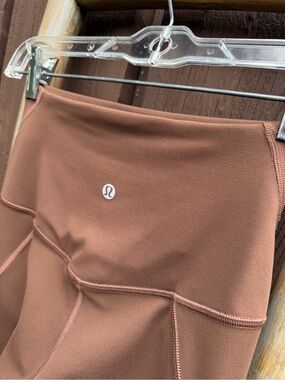 Lululemon High-Rise Align Athletic Leggings Nulu Size 2 Brown